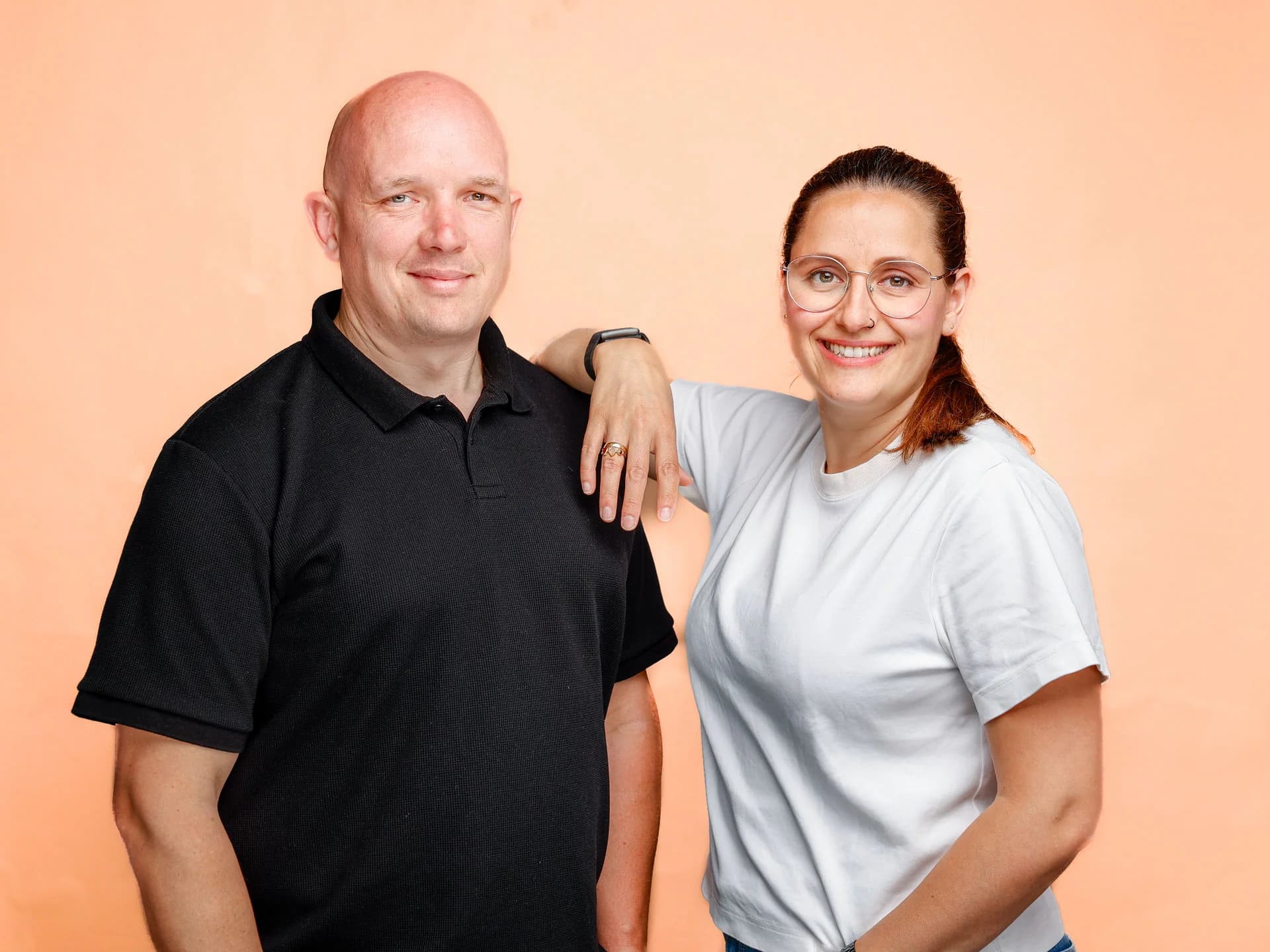 Kim Kreuter und Michael Meyer, Gründer der Ergotherapie-Praxis in Gelsenkirchen